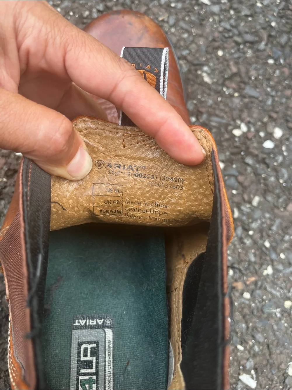 Ariat Men's Brown Leather Chukka Work Boots